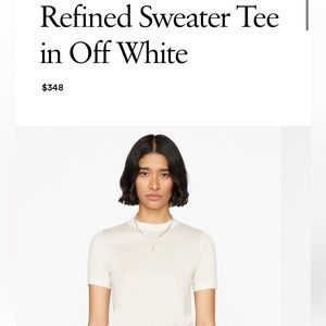 Fall 2022 FRAME silk and cashmere top